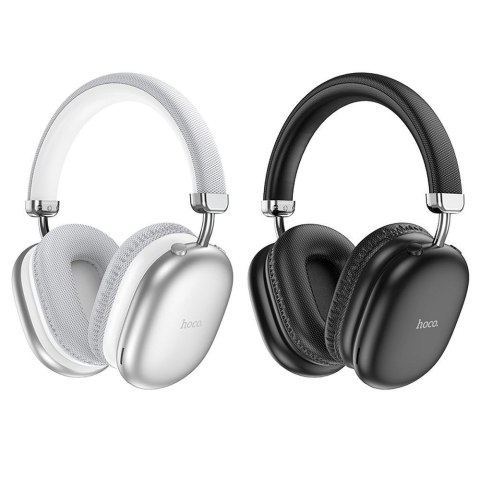 HOCO słuchawki bezprzewodowe bluetooth nagłowne W35 Max srebrny HOCO słuchawki bezprzewodowe bluetooth nagłowne W35 Max srebrny