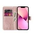 Kabura MEZZO Book do IPHONE 13 drzewo złoty róż Kabura MEZZO Book do IPHONE 13 drzewo złoty róż