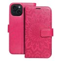 Kabura MEZZO Book do IPHONE 15 mandala magenta Kabura MEZZO Book do IPHONE 15 mandala magenta