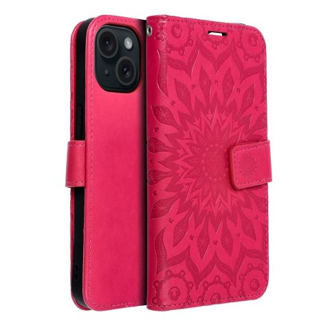 Kabura MEZZO Book do IPHONE 15 mandala magenta Kabura MEZZO Book do IPHONE 15 mandala magenta