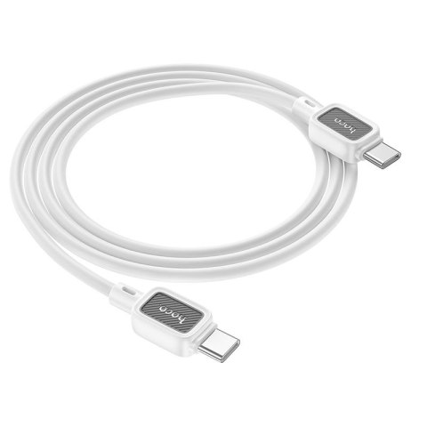 HOCO kabel Typ C do Typ C 3A 60W X108 1 m biały HOCO kabel Typ C do Typ C 3A 60W X108 1 m biały