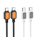 HOCO kabel Typ C do Typ C 3A 60W X108 1 m biały HOCO kabel Typ C do Typ C 3A 60W X108 1 m biały