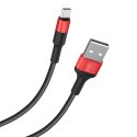 Kabel USB A do USB C Hoco 2A 1 m X26 czarno czerwony Kabel USB A do USB C Hoco 2A 1 m X26 czarno czerwony