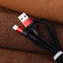 Kabel USB A do USB C Hoco 2A 1 m X26 czarno czerwony Kabel USB A do USB C Hoco 2A 1 m X26 czarno czerwony