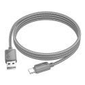Kabel USB A do USB C Hoco 3A 1 m X113 szary Kabel USB A do USB C Hoco 3A 1 m X113 szary