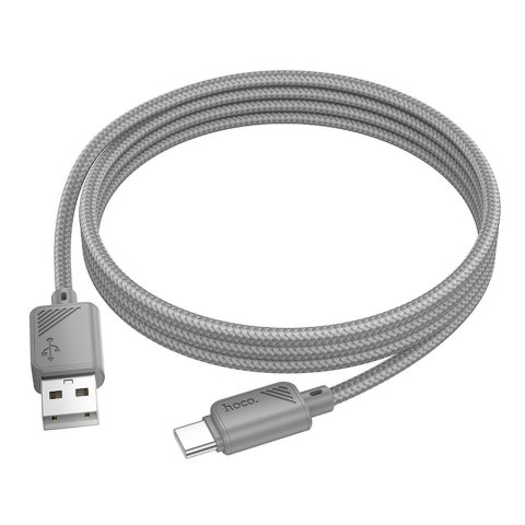 Kabel USB A do USB C Hoco 3A 1 m X113 szary Kabel USB A do USB C Hoco 3A 1 m X113 szary