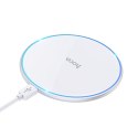 HOCO ładowarka indukcyjna z podświetleniem 2A 15W CW6 Pro biała HOCO ładowarka indukcyjna z podświetleniem 2A 15W CW6 Pro biała