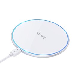 HOCO ładowarka indukcyjna z podświetleniem 2A 15W CW6 Pro biała