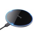 HOCO ładowarka indukcyjna z podświetleniem 2A 15W CW6 Pro czarna HOCO ładowarka indukcyjna z podświetleniem 2A 15W CW6 Pro czarna