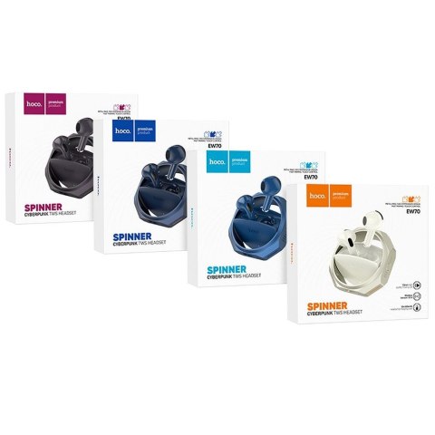 HOCO słuchawki bezprzewodowe bluetooth EW70 czarno fioletowe HOCO słuchawki bezprzewodowe bluetooth EW70 czarno fioletowe