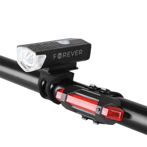 Zestaw lampek rowerowych Basic BLG-100 Forever Outdoor Zestaw lampek rowerowych Basic BLG-100 Forever Outdoor