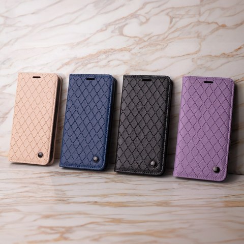 Etui Smart Caro do iPhone 16e fioletowe Etui Smart Caro do iPhone 16e fioletowe