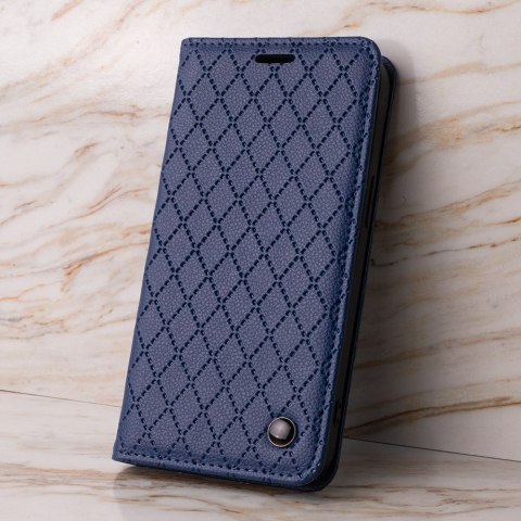 Etui Smart Caro do iPhone 16e granatowe Etui Smart Caro do iPhone 16e granatowe