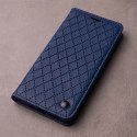 Etui Smart Caro do iPhone 16e granatowe