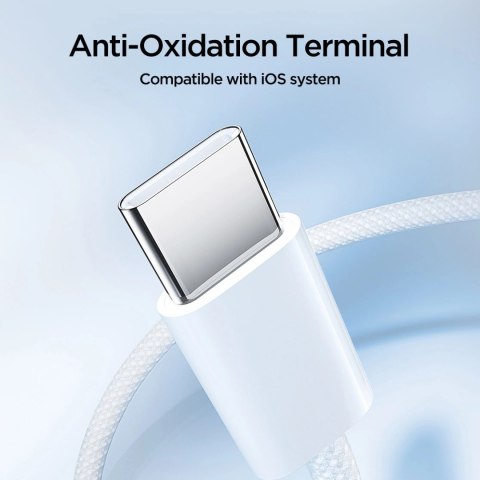 Kabel Joyroom Ben Series S-A45 USB-C / USB-C 60W 1 m - biały Kabel Joyroom Ben Series S-A45 USB-C / USB-C 60W 1 m - biały