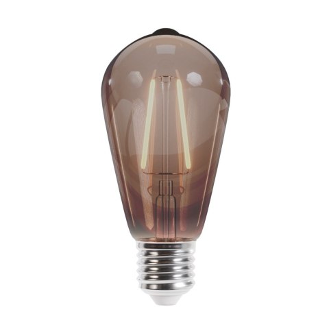 Żarówka LED Filament E27 ST64 4W 230V 2000K 400lm COG dymiona Forever Light Żarówka LED Filament E27 ST64 4W 230V 2000K 400lm COG dymiona Forever Light