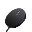 Baseus ładowarka indukcyjna Simple Mini 3 15W czarna magnetyczna Baseus ładowarka indukcyjna Simple Mini 3 15W czarna magnetyczna