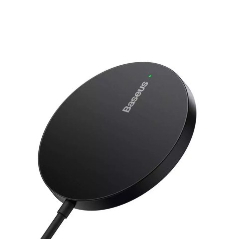 Baseus ładowarka indukcyjna Simple Mini 3 15W czarna magnetyczna Baseus ładowarka indukcyjna Simple Mini 3 15W czarna magnetyczna