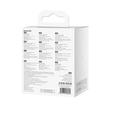 Baseus ładowarka indukcyjna Simple Mini 3 15W czarna magnetyczna Baseus ładowarka indukcyjna Simple Mini 3 15W czarna magnetyczna