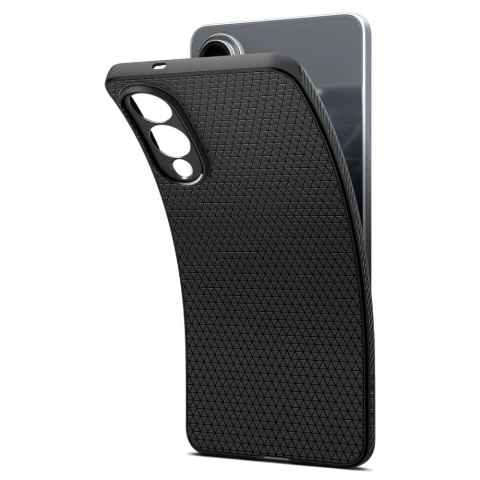 Etui Spigen Liquid Air na Samsung Galaxy S25 Edge - czarne Etui Spigen Liquid Air na Samsung Galaxy S25 Edge - czarne