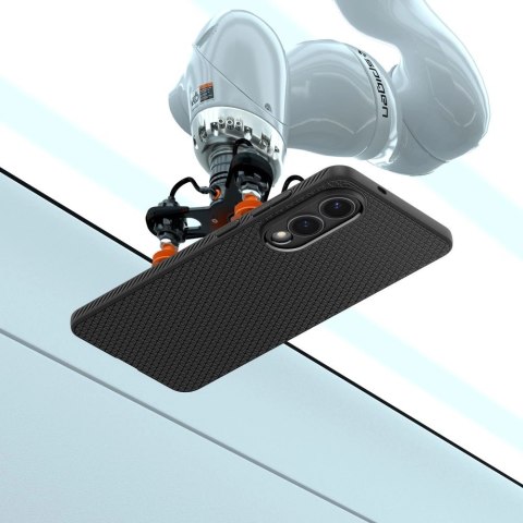 Etui Spigen Liquid Air na Samsung Galaxy S25 Edge - czarne Etui Spigen Liquid Air na Samsung Galaxy S25 Edge - czarne
