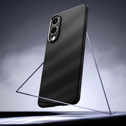 Etui Spigen Liquid Air na Samsung Galaxy S25 Edge - czarne Etui Spigen Liquid Air na Samsung Galaxy S25 Edge - czarne