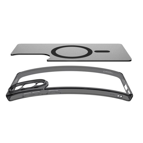 Etui Spigen Ultra Hybrid Mag z MagSafe na Samsung Galaxy S25 Edge - czarne półprzezroczyste Etui Spigen Ultra Hybrid Mag z MagSafe na Samsung Galaxy S25 Edge - czarne półprzezroczyste