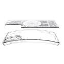 Etui Spigen Ultra Hybrid Mag z MagSafe na Samsung Galaxy S25 Edge z nadrukiem - białe