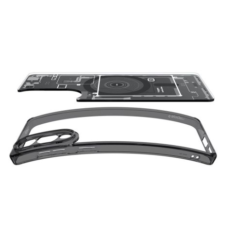 Etui Spigen Ultra Hybrid Mag z MagSafe na Samsung Galaxy S25 Edge z nadrukiem - czarne Etui Spigen Ultra Hybrid Mag z MagSafe na Samsung Galaxy S25 Edge z nadrukiem - czarne