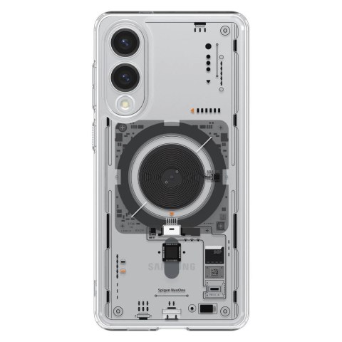 Etui Spigen Ultra Hybrid Mag z MagSafe na Samsung Galaxy S25 Edge z nadrukiem - przezroczyste Etui Spigen Ultra Hybrid Mag z MagSafe na Samsung Galaxy S25 Edge z nadrukiem - przezroczyste