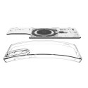 Etui Spigen Ultra Hybrid Mag z MagSafe na Samsung Galaxy S25 Edge z nadrukiem - przezroczyste