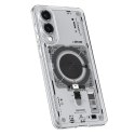 Etui Spigen Ultra Hybrid Mag z MagSafe na Samsung Galaxy S25 Edge z nadrukiem - przezroczyste