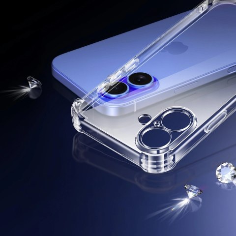 Etui Ugreen Bright Cushion CA101 na iPhone 16 Plus - przezroczyste Etui Ugreen Bright Cushion CA101 na iPhone 16 Plus - przezroczyste