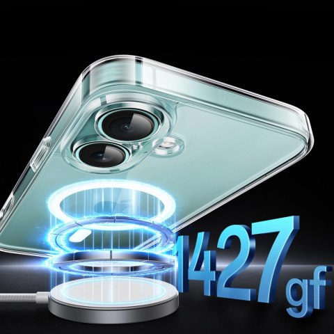 Etui Ugreen Classy Clear Magnetic z MagSafe na iPhone 16 Plus - przezroczyste Etui Ugreen Classy Clear Magnetic z MagSafe na iPhone 16 Plus - przezroczyste