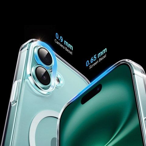 Etui Ugreen Classy Clear Magnetic z MagSafe na iPhone 16 Plus - przezroczyste Etui Ugreen Classy Clear Magnetic z MagSafe na iPhone 16 Plus - przezroczyste