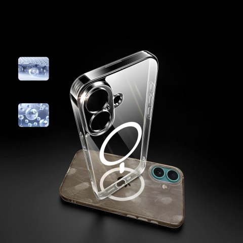 Etui Ugreen Classy Clear Magnetic z MagSafe na iPhone 16 Plus - przezroczyste Etui Ugreen Classy Clear Magnetic z MagSafe na iPhone 16 Plus - przezroczyste