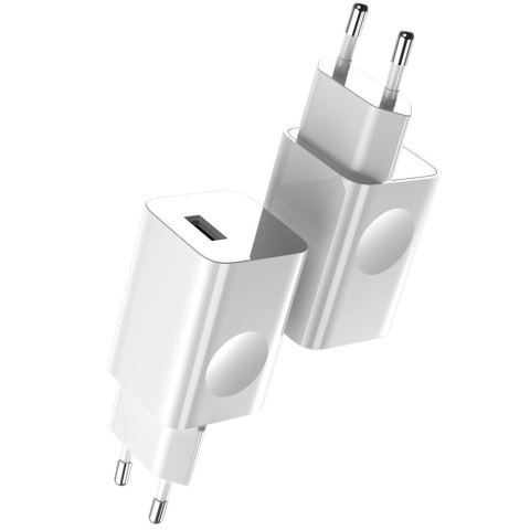 Ładowarka Baseus Charging Quick Charger CCALL-BX02 sieciowa USB-A 24W QC 3.0 - biała Ładowarka Baseus Charging Quick Charger CCALL-BX02 sieciowa USB-A 24W QC 3.0 - biała
