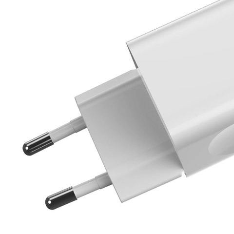 Ładowarka Baseus Charging Quick Charger CCALL-BX02 sieciowa USB-A 24W QC 3.0 - biała Ładowarka Baseus Charging Quick Charger CCALL-BX02 sieciowa USB-A 24W QC 3.0 - biała