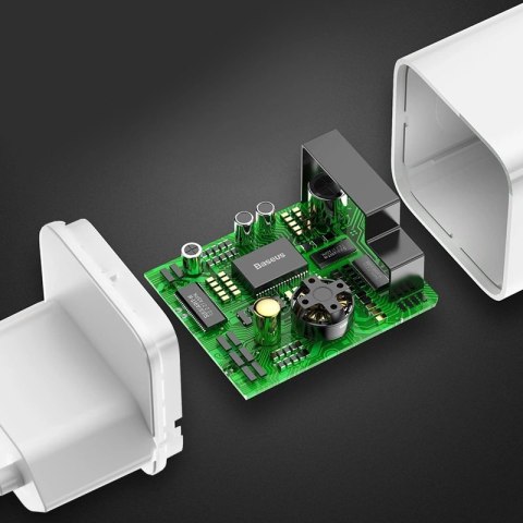 Ładowarka Baseus Charging Quick Charger CCALL-BX02 sieciowa USB-A 24W QC 3.0 - biała Ładowarka Baseus Charging Quick Charger CCALL-BX02 sieciowa USB-A 24W QC 3.0 - biała