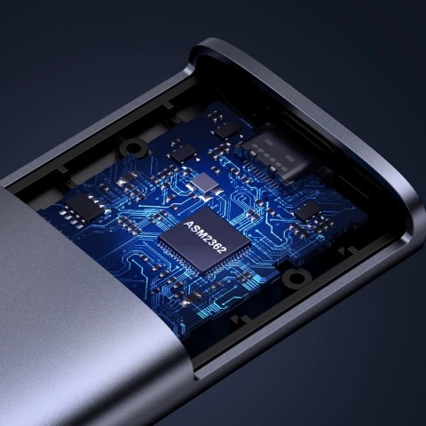 Obudowa na dysk Ugreen CM767 M.2 NVMe PCIe SSD - srebrna Obudowa na dysk Ugreen CM767 M.2 NVMe PCIe SSD - srebrna