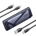 Obudowa na dysk Ugreen CM767 M.2 NVMe/SATA SSD - srebrna