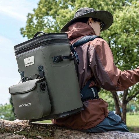 Plecak termiczny Rockbros z izolacją 20l - zielony Plecak termiczny Rockbros z izolacją 20l - zielony