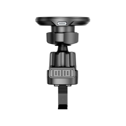 Uchwyt Joyroom JR-ZS412 z ładowarką Qi2 15W, samochodowy, na kratkę nawiewu - czarny Uchwyt Joyroom JR-ZS412 z ładowarką Qi2 15W, samochodowy, na kratkę nawiewu - czarny
