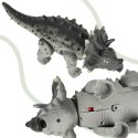 Dinozaur Triceratops zabawka interaktywna na baterie chodzi świeci ryczy Dinozaur Triceratops zabawka interaktywna na baterie chodzi świeci ryczy