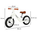 Rowerek biegowy Trike Fix Balance PRO biały Rowerek biegowy Trike Fix Balance PRO biały