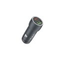 Devia ładowarka samochodowa Extreme PD QC 3.0 30W + 18W 1x USB 1x USB-C grafitowa Devia ładowarka samochodowa Extreme PD QC 3.0 30W + 18W 1x USB 1x USB-C grafitowa
