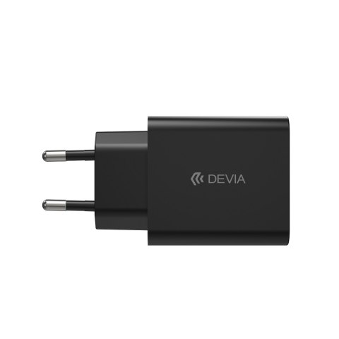 Devia ładowarka sieciowa Rocket PD 45W 1x USB-C czarna + kabel USB-C - USB-C Devia ładowarka sieciowa Rocket PD 45W 1x USB-C czarna + kabel USB-C - USB-C
