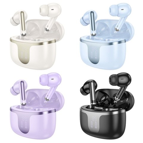 EOL HOCO słuchawki bezprzewodowe bluetooth TWS EQ10 fioletowe EOL HOCO słuchawki bezprzewodowe bluetooth TWS EQ10 fioletowe