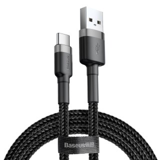 Baseus kabel Cafule USB - USB-C 2,0 m 2A szaro-czarny