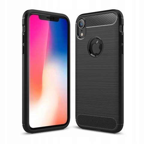 Futerał CARBON do IPHONE XR czarny Futerał CARBON do IPHONE XR czarny